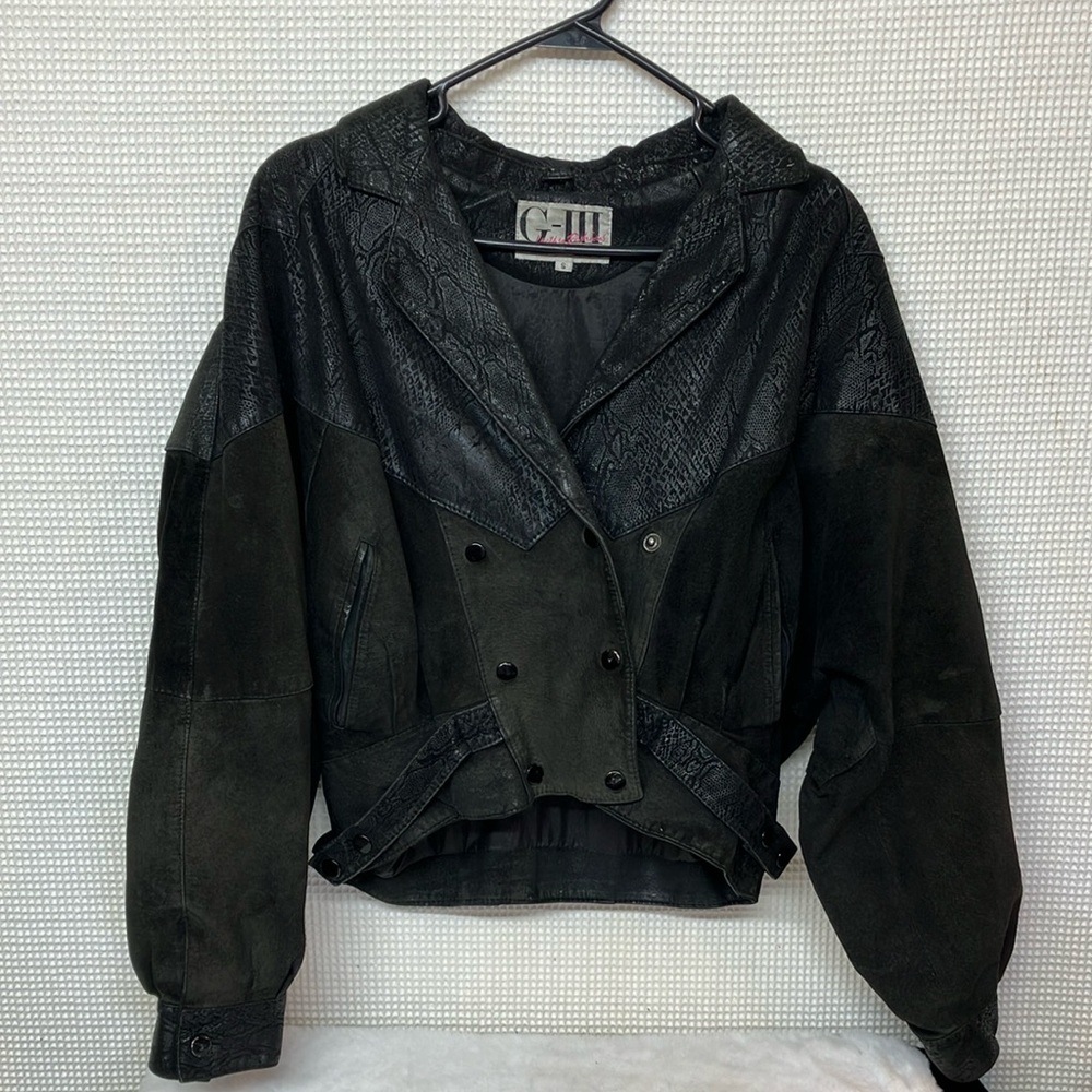 G-III women’s leather jacket